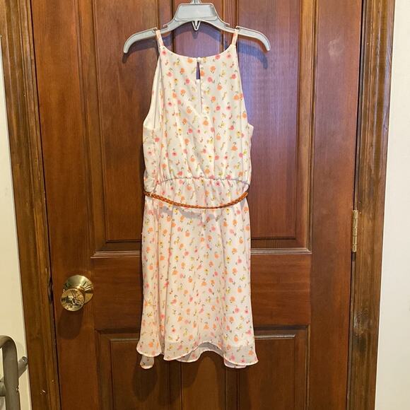 BCX Girl | Sleeveless Floral Dress Size 7 - Picture 3 of 8
